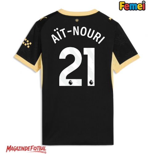 Manchester City Rayan Ait-Nouri #21 Tricou Fotbal Replică 2026-27 Femei Deplasare Manchester City Rayan Ait-Nouri #21 Tricou Fotbal Replică 2026-27 Femei Deplasare